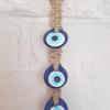 Decorazione da Parete con Ciondolo Blu Occhio Maligno Perline Stile Turco
