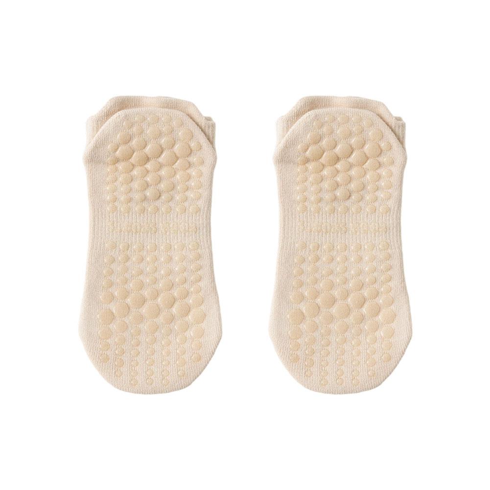 1Pair Women's Yoga Socks Anti-Slip Pilates Beginners Breathable Thin Ladies Boat Socks Summer Indoor Fitness Sports Cotton Socks