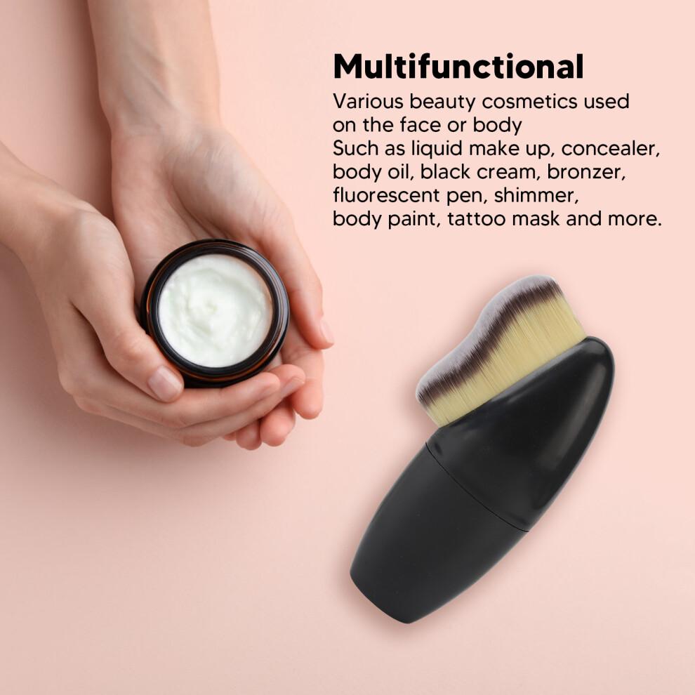 Tanning Brush TB-UF ABS, Travel Size Pink Fibers