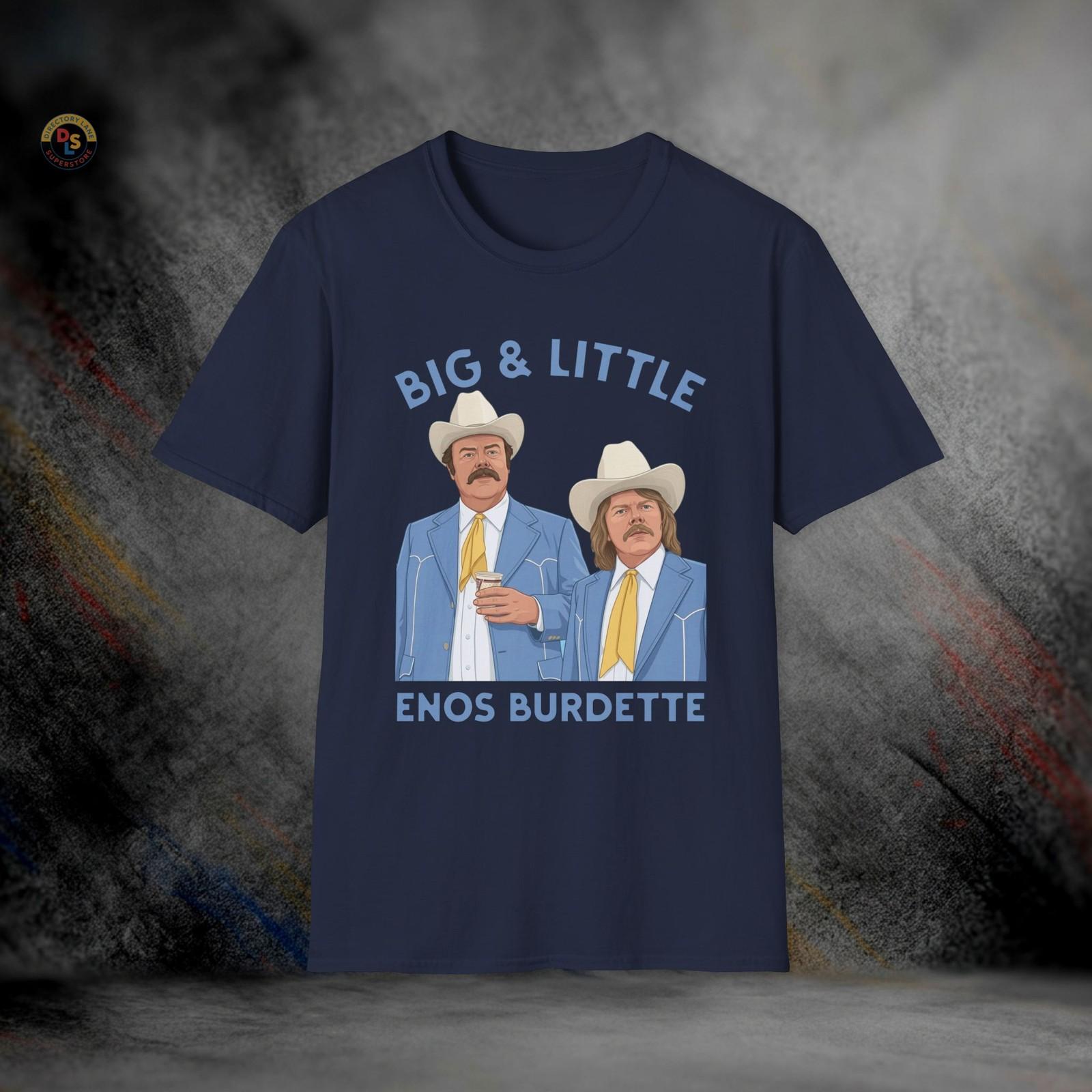 Big & Little Enos Burdette T-Shirt | Softstyle Tee L