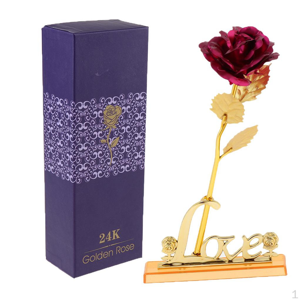 

Искусственный цветок розы с подарочной коробкой и розы красного