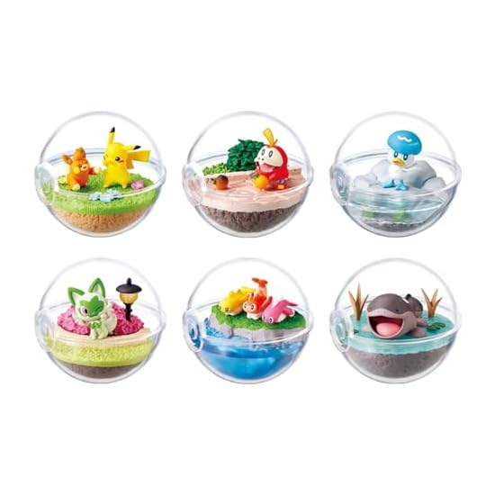 Re-Ment Pokémon Terrarium Collection EX ~To the Paldea Region~ 1 BOX Approx. H100×W70×D70mm PVC