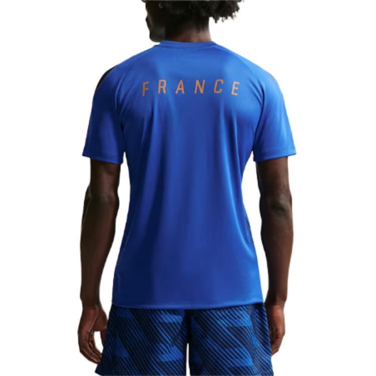 Nike FFF 2026 27 Strike T-Shirt 'Game Royal Blackened Blue Metallic Copper' Men's IB6413-480