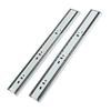 14in Side Mount Drawer Slides Quiet Smooth Double Spring Buffer Cold Rolled Steel Side Hanging