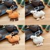 Mini Desert Camel Plush Keychain With Bell Cute Toy For Bag Decor
