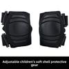 Kinder Holing Knieschoner Roller Softshell Knieschoner Ellenbogenschoner Verstellbares Laufrad Fahren Rollschuhlaufen Schutzausrüstungsset