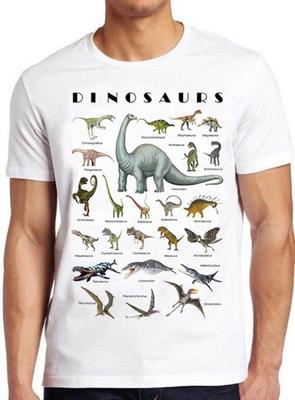 Dinosaurier Wilde Natur Prähistorisch Jura Lustige Kunst Top Geschenk T-Shirt M1035