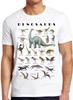 Dinosaurs Wild Nature Prehistoric Jurassic Funny Art Top Gift Tee T Shirt M1035