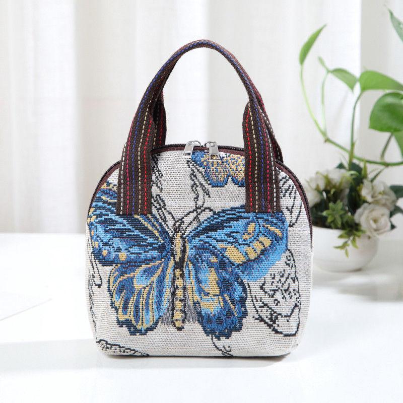 Woven Bags For Women Shoulder Bag Retro Casual Tote Handbags Ethnic Style Bags