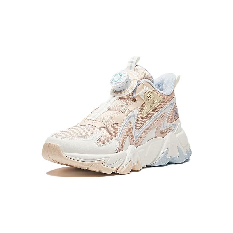 Anta Outdoor Series Versatile Sweat-Absorbing Low-Top Kids Running Shoes Kids Sneakers Brown White 322346904-3