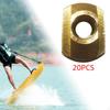 20 Pieces M8 Hydrofoil Mounting T Nuts Sliding Screw Wear Resistant Supplies for