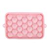 25-Grid Silicone Round Ice Ball Tray with Lid - Easy Release Fruit Ice Cube Mold