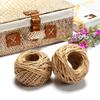30 Meter natürliche Jute Seil Schnur Hanf Schnur Hause Hochzeit Dekoration Sackleinen Band Handarbeit Geschenk Weihnachten Geburtstag Party Verpackung