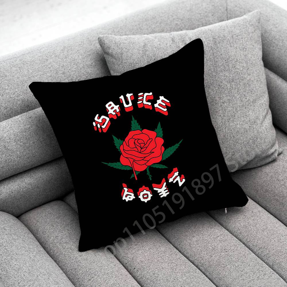 Eladio C-Carrion DON KBRN Sauce Boyz Throw Pillow Case For 50cm 30cm 55cm 45*45cm 40cm Square Bed Pillowcase Cover