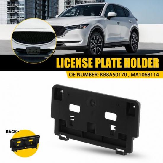 

License Plate Bracket 2017- Frame for Mazda CX-5 KB8A50170 Front MA1068114