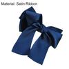 Women Fashion Korean Satin Ribbon Bowknot Hair Clips Barrette Ponytail Holder