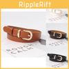 Vintage Inspired Women's Pu Leather Belt For Summer Casual Denim Style