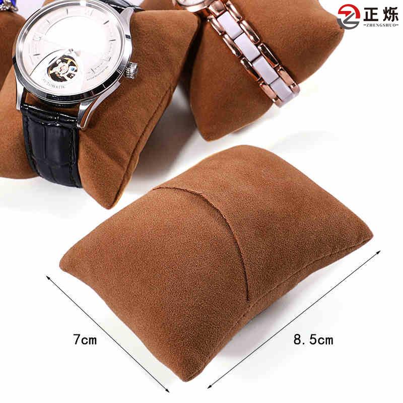 

Подушка для часов из фланели, подушка в форме браслета, шкатулка для часов, внутренняя подушка, стойка для украшений, маленькая подушка, браслет, реквизит для демонстрации украшений