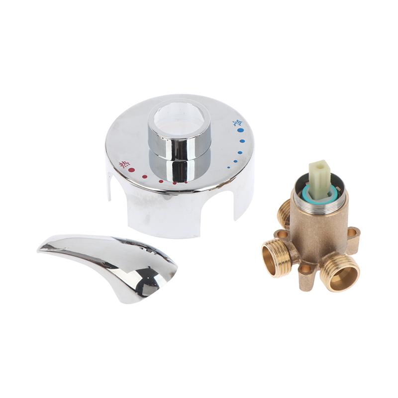 Wall-Mounted Mixing Valve Shower Valve And Cold Switch Electric Water Heater Exposed Shower Cold And Switch