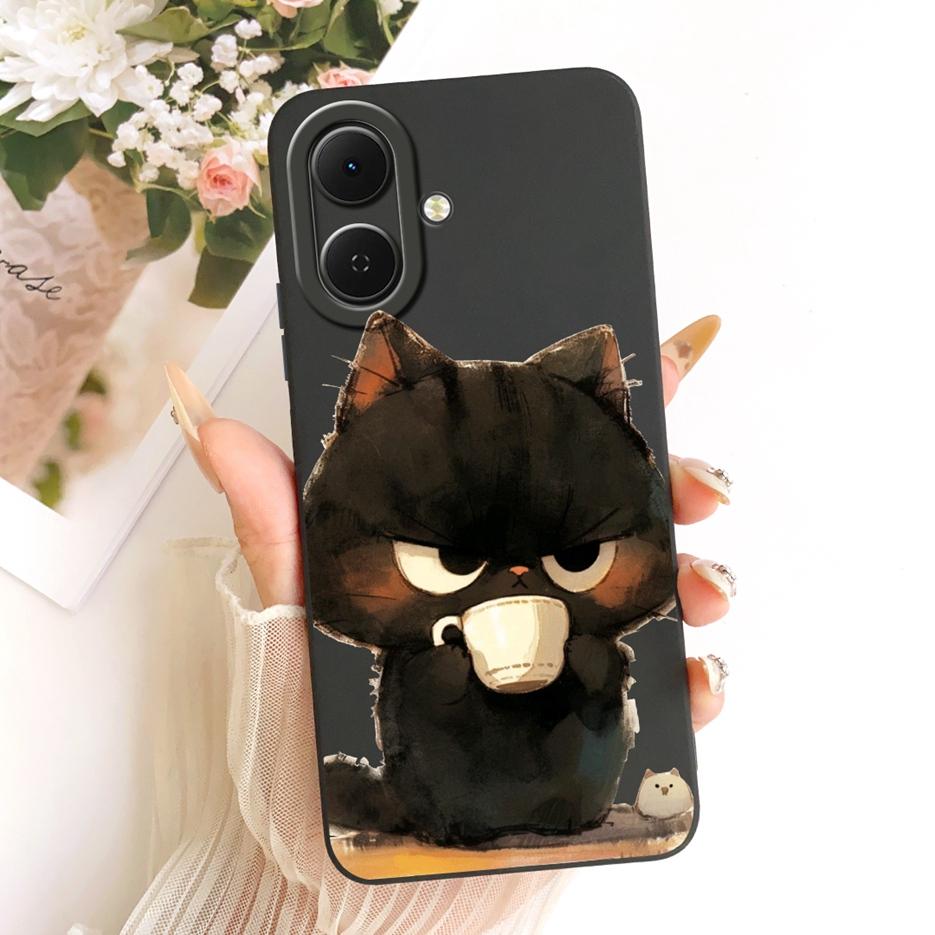 Für Tecno Spark Go 2 Hülle KM4 Niedlicher Hund Panda Cartoon Hülle Weiches TPU Mattes Handyhülle Für Tecno Pop 10 Pop10 Spark Go 2 Go2 Schale