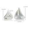 Sailboats Resin Molds Sailing Boats Candle Molds for Making Candle Soap Mousses Cake Baking DIY Craft Gypsum Decorations