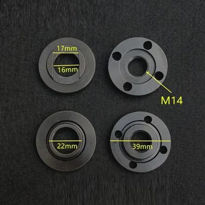 2pcs Flange Nut Set Tools Thread Replacement Angle Grinder Inner Outer Flange Nut Set Tools Angle Grinder Accessories