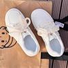 Round Head Platform White Shoes Children's Autumn New Ins Trendy Niche Versatile Light Breathable Casual Board Shoes