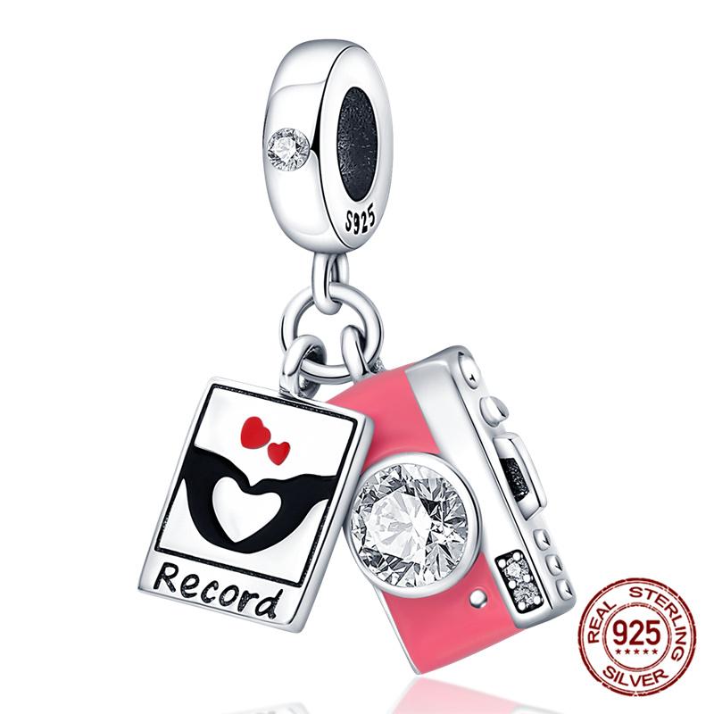 Fit Charms Fororiginal Bracelet 100% Copper Black Leica Camera Diy Jewelry Making Women'S Gift