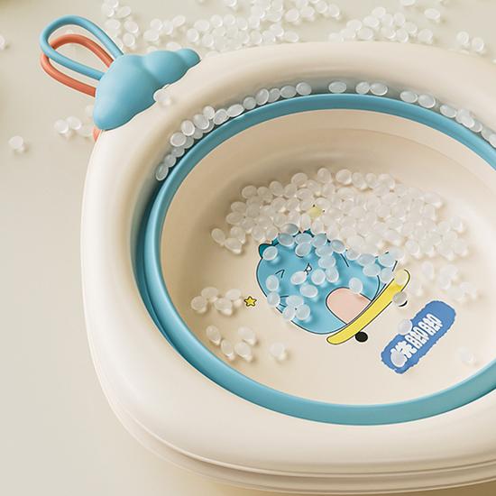 Skládací umyvadlo pro děti, Přenosné umyvadlo, Silný plastový lavor pro miminka, Domácí dětská malá miska