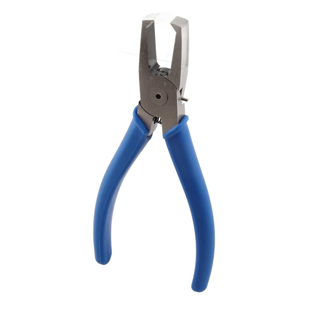 Soft Wire Pliers 5.7in Wear Resistant Blade Rubber Handle Spring Reset Micro Nipper Wire Cutter for