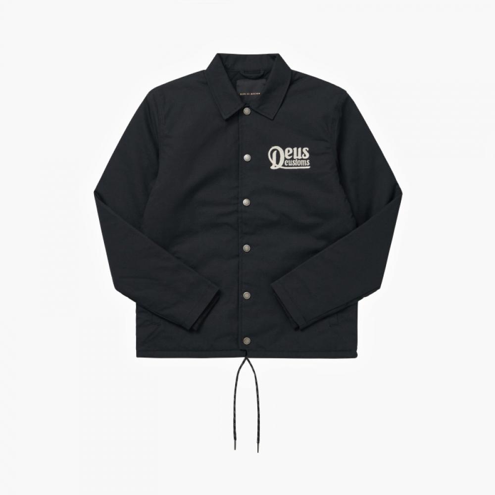 DeuS Ex Machina Biarritz AddreSS Coach Men S Jacket Dmf236996 Blk