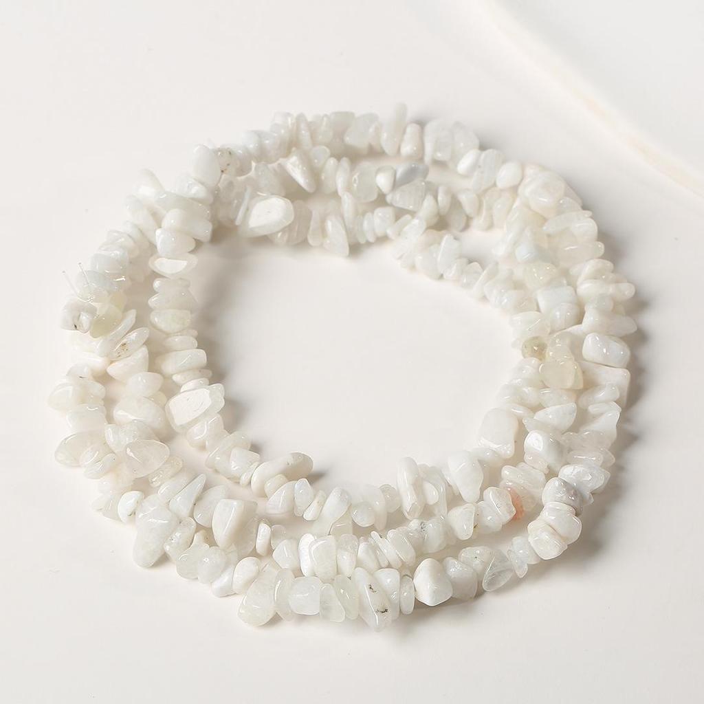 80cm Natürliche Amethyst Splitterkette - Poliert, Unregelmäßige Streifen für DIY Schmuck & Armbänder