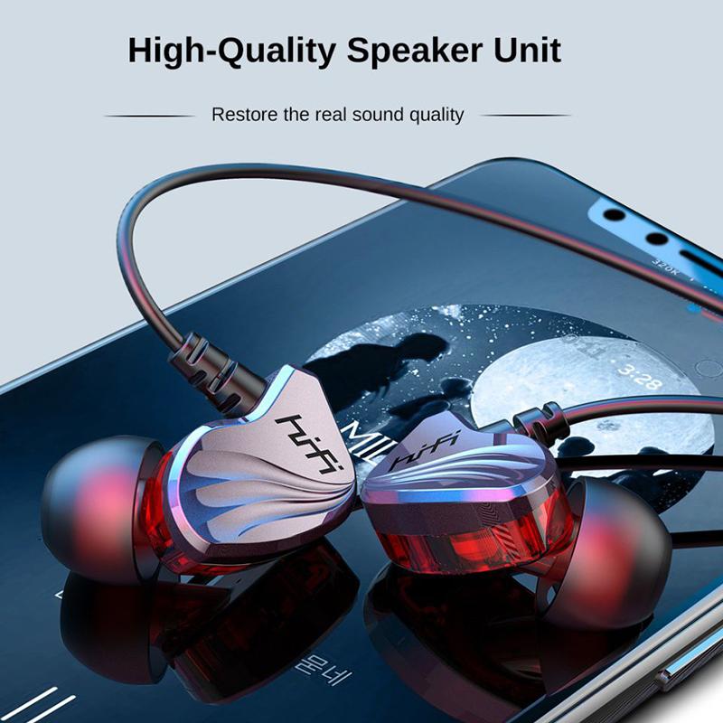 Wired Earphone 3.5mm AUX/Type C In-Ear HIFI 6D Surround Bass In-Ear Game Music Headsets With MIC For Samsung Huawei Xiaomi PC