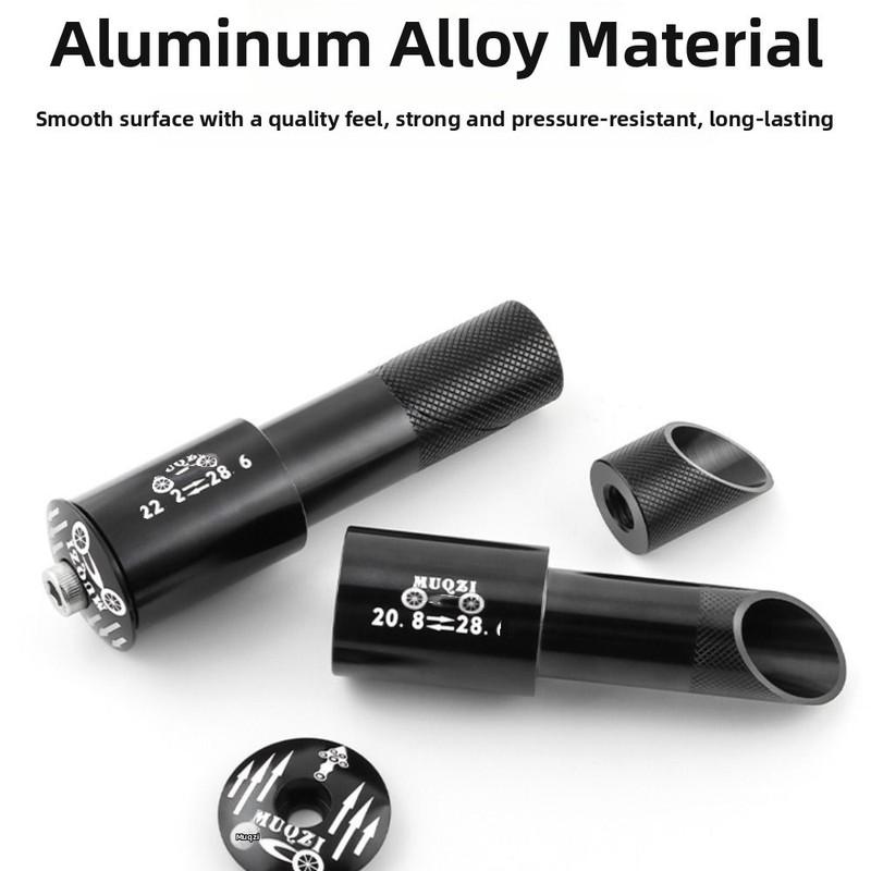 20.8/22.2mm To 28.6mm Fork Stem Extender Aluminum Alloy Adjust Extension Bicycle Handlebar Stem Adapter Sliding Bicycle Parts