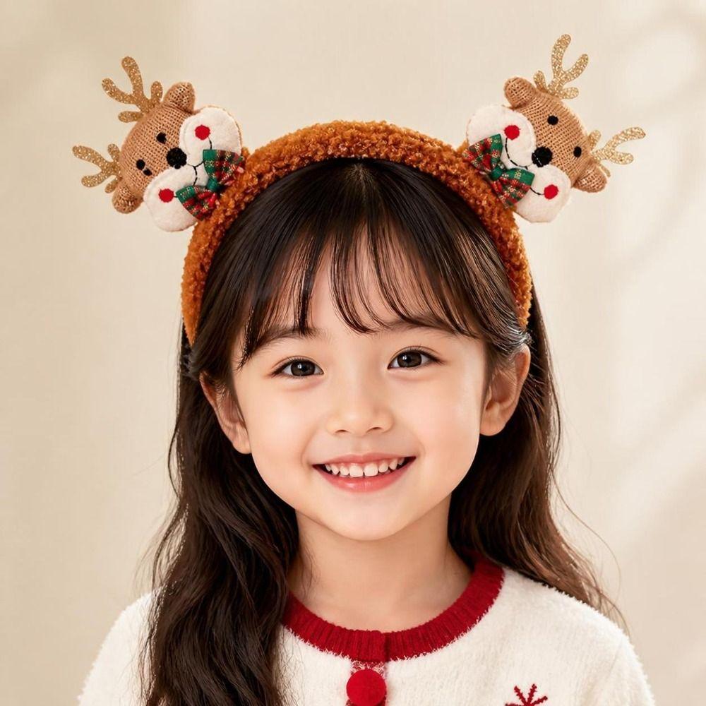 Soft Fabric Plush Headband Cosplay Headwear Stylish Hair Accessories Holiday Costume