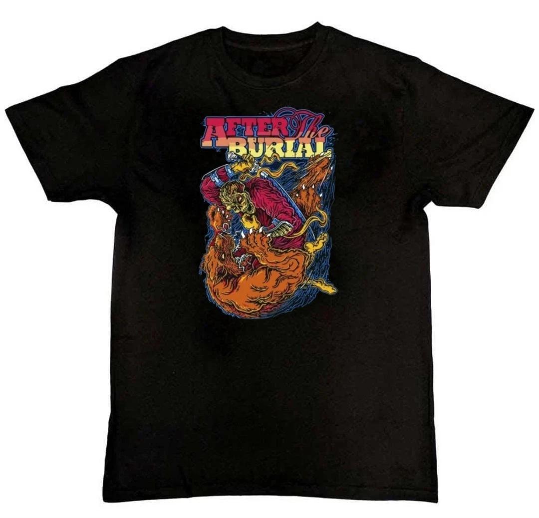 After The Burial Band Graphic Print Unisex Mens 100% Cotton T-shirt Mens Tees Top 4XL