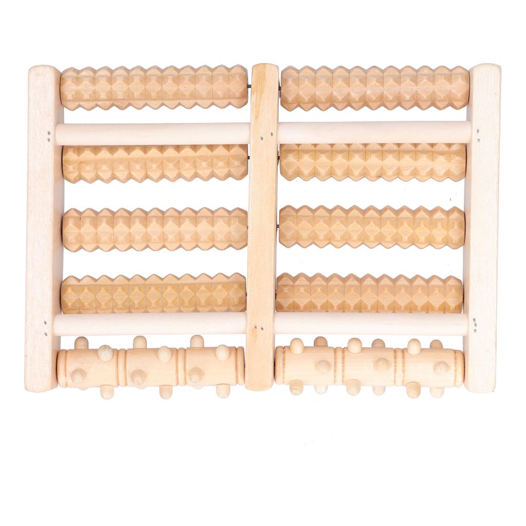 Bamboo Massager Soles Feet Relieve Fatigue Household Lightweight Wooden Durable Massager Roller