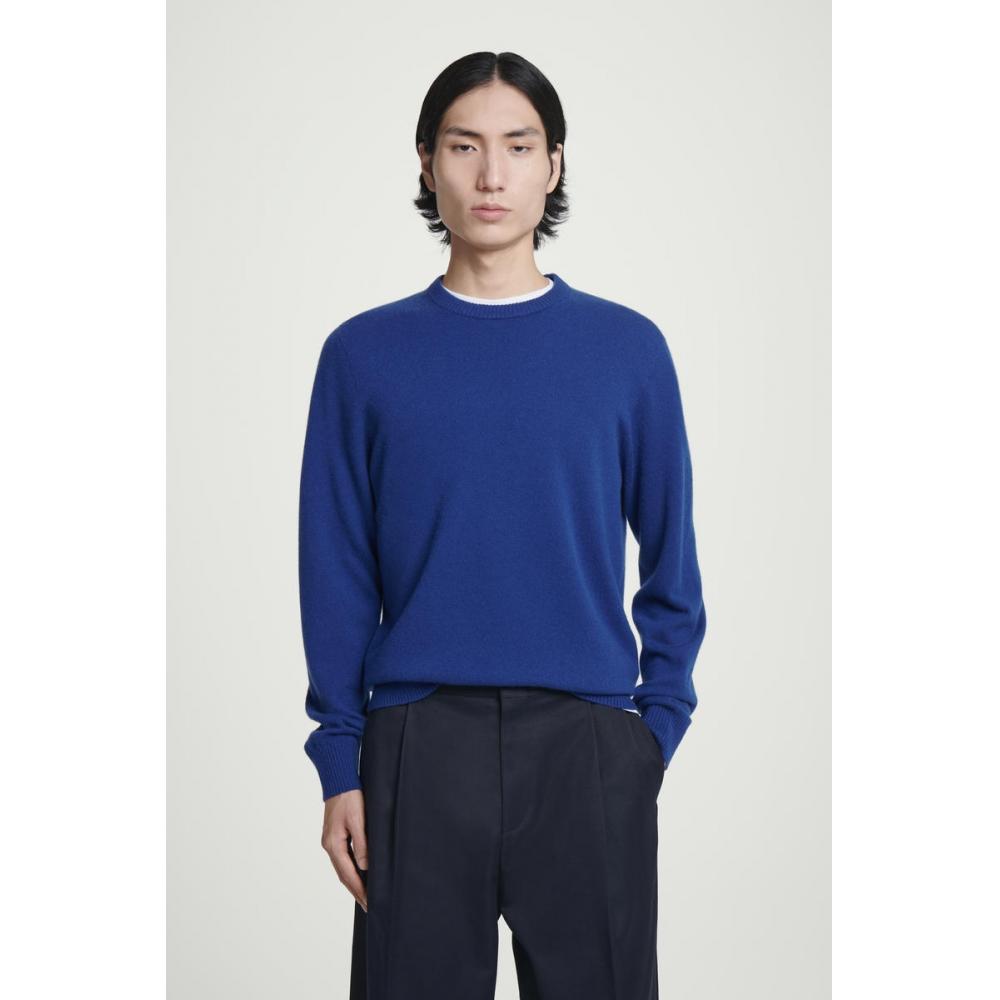 

COS Японський кашеміровий светр Regular Fit 100 cobalt blue/M