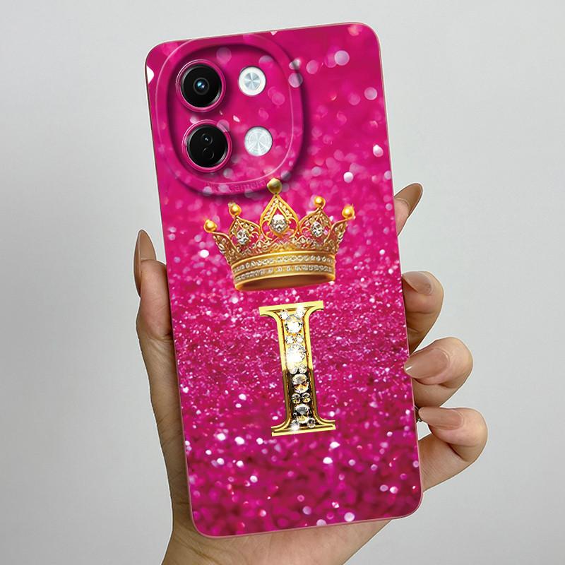 For Tecno Spark 30 5G Case KL8 Phone Cover Crown Letter Soft Silicone Funda for Techno Spark 30 5G Back Shell Spark30 5G Bumper