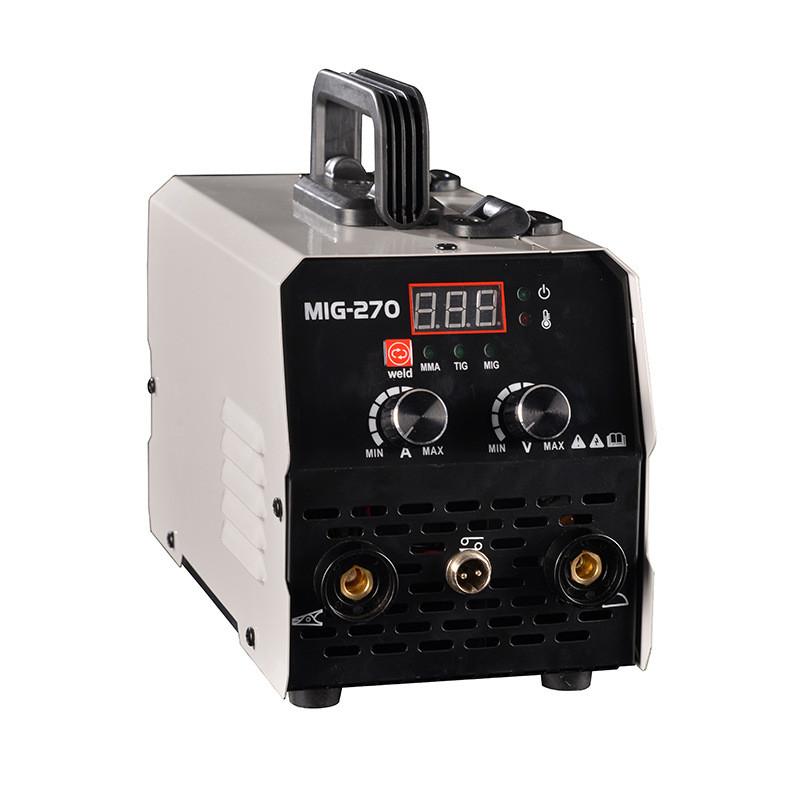 Portable Multi Functional Gasless Self-protection Electric Welder MIG-270 Intelligent Digital Display Welding Machine 300 * 150 * 180MM