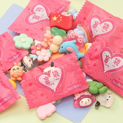 10Pcs Cute Resin Figures Mini Glow In The Dark Model Ornaments Toys Blind Bag Surprise Dolls For Kids Gifts