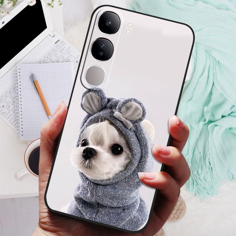 Vivo V40 Lite IDN V40SE Y200 Y300 Telefon Kılıfı Arka Kapak Moda Çiçek Kelebek Yumuşak TPU Kılıflar Vivo V 40 Lite V40 SE İçin