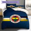Set Copripiumino Trapuntato con Motivo Fenerbahçe S.K Decorazione per la Casa Regalo (1 * copripiumino + 2 * federe senza imbottitura)
