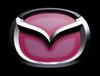 VALENTI Ornament Mazda Plate Flare Plate, Emblem, Size 42.5mm, Pink, MZ-601P