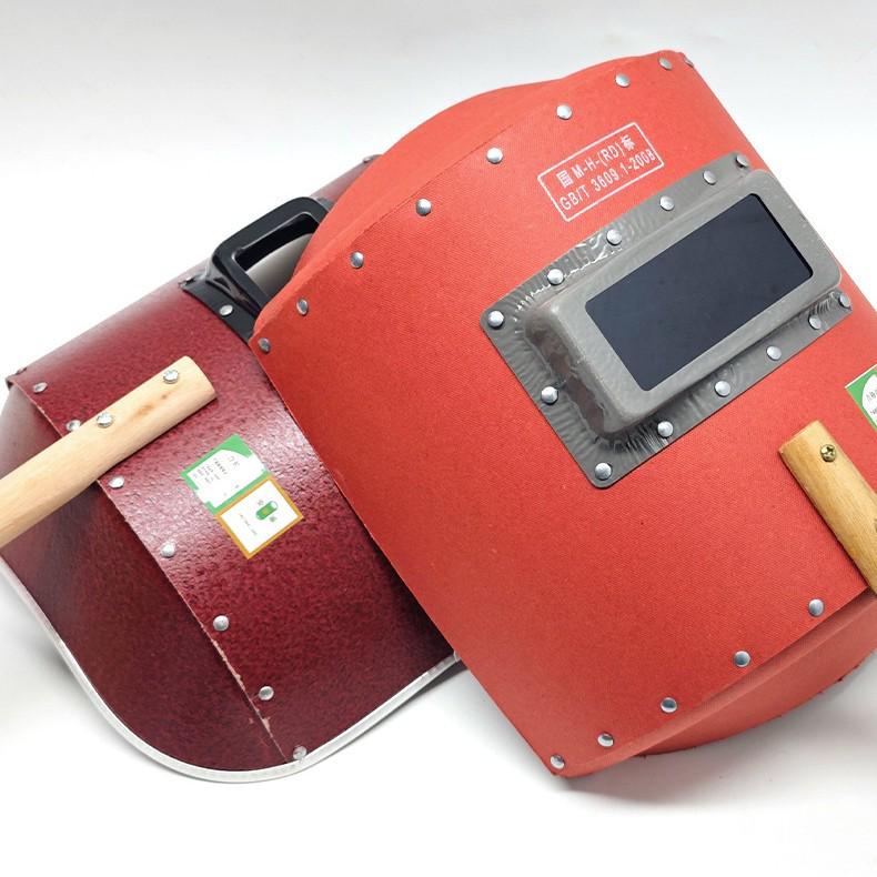 Handheld Electric Welding Helmet with Protective Glasses