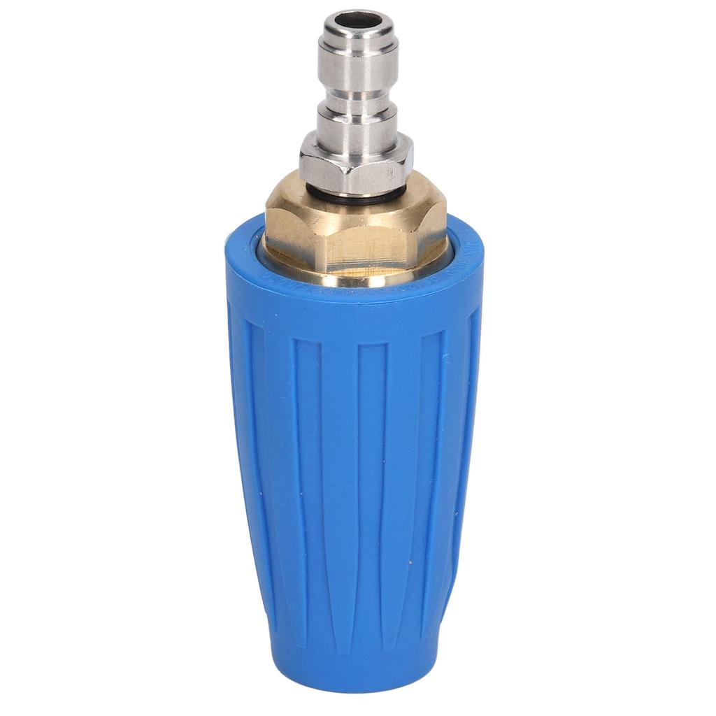 High Pressure Washer Nozzle 1/4in Quick Connector Pressure Washer 4000PSI Cleaning Rotating Nozzle 030 Hole