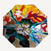 1pc My Hero Academia Automatic Folding Umbrella, Portable 3-Fold Design with 8-Bone Iron Frame, Outdoor for Fans, Travelers, Everyday Use, Gift for An