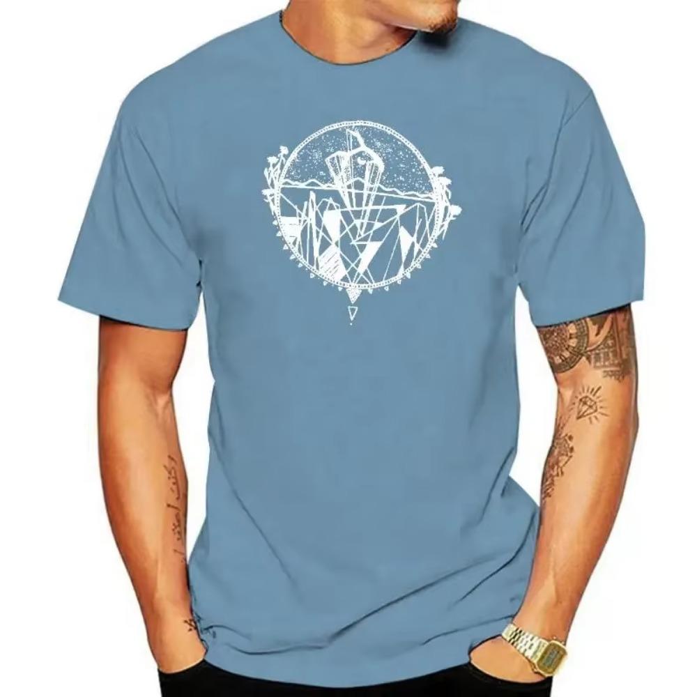 Desert Antler Mens Screen Printed Black Tee men t shirt