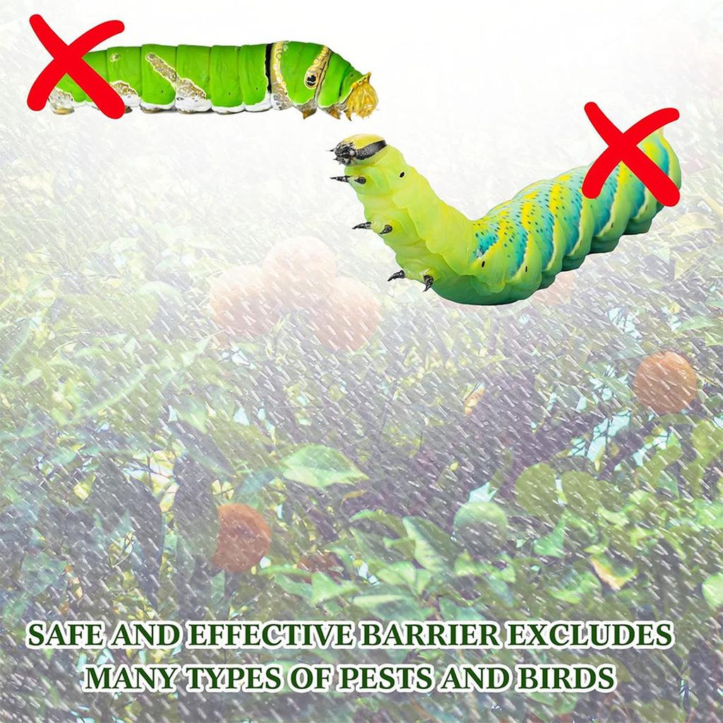 Net Bag Protective Versatile Polyester Drawstring Design Tree Netting Mesh For Farm