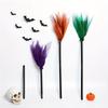 1 Stück Halloween-Hexenmopp-Besen Cosplay-Requisite, abnehmbares lustiges Geisterfest-Ornament, Party-Dekorationsmaterial und kreatives Feiertagskostüm-Geschenk